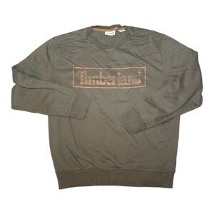 Timberland Men's Crewneck Olive Sweatshirt XL